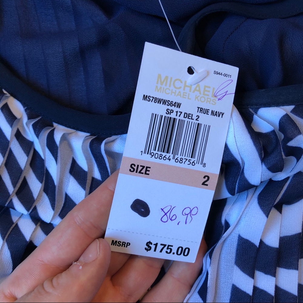 🚨SOLD🚨NWT Michael Michael Kors Zebra Maxi Dress - Picture 7 of 9